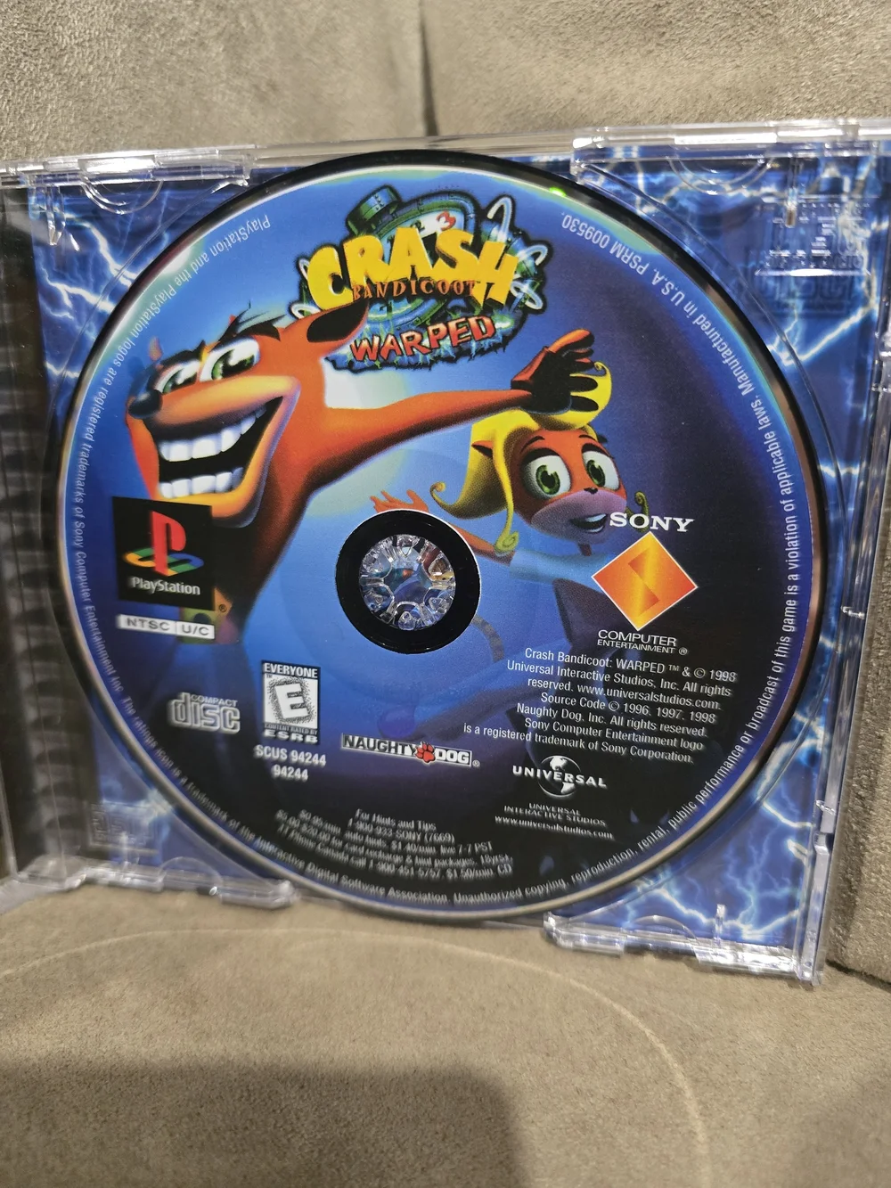 Sony PlayStation Crash Bandicoot: Warped Collectors' Edition